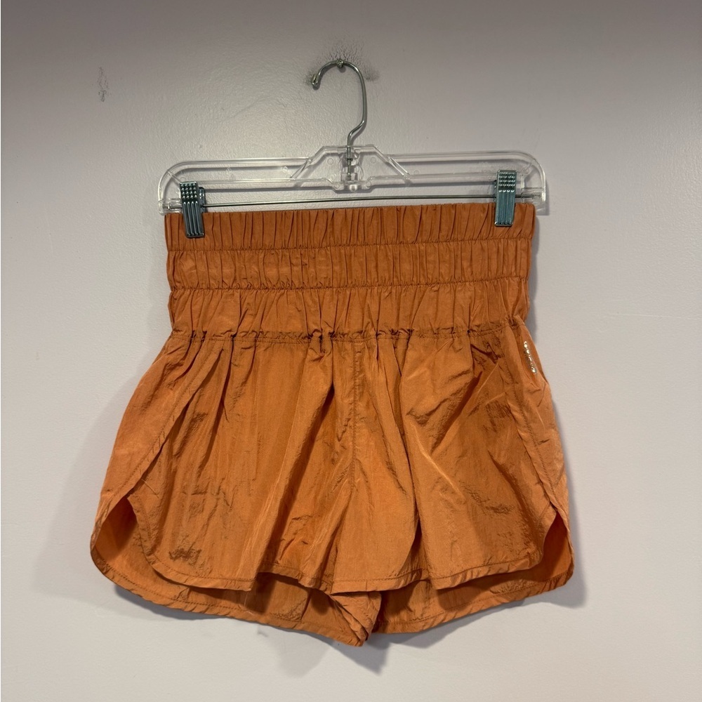 Free‎ people movement orange flowy shorts